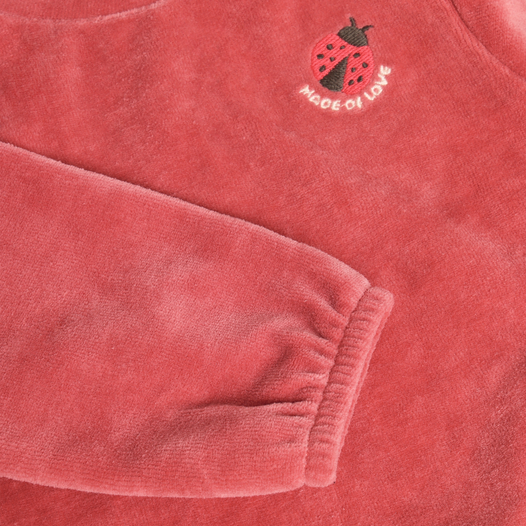 Sweat en velour Made of love