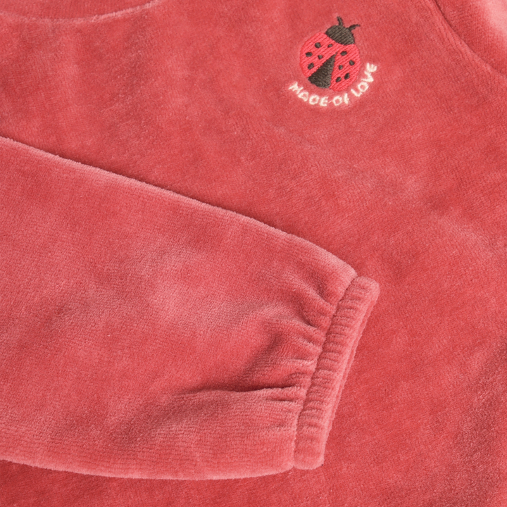 Sweat en velour Made of love