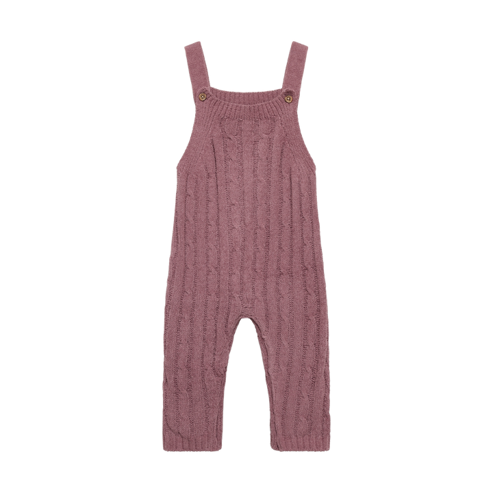 Salopette en tricot Rose taupe