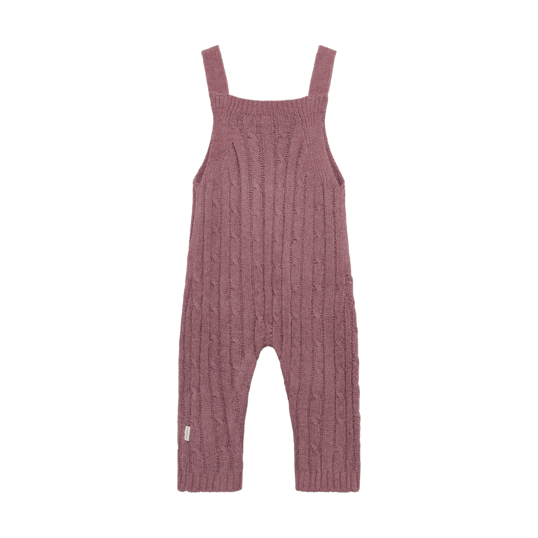 Salopette en tricot Rose taupe