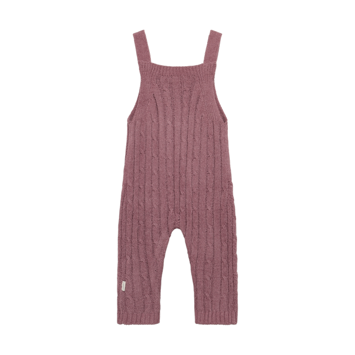 Salopette en tricot Rose taupe