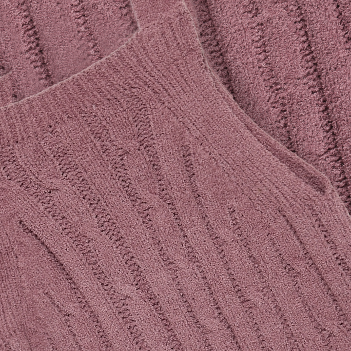 Salopette en tricot Rose taupe