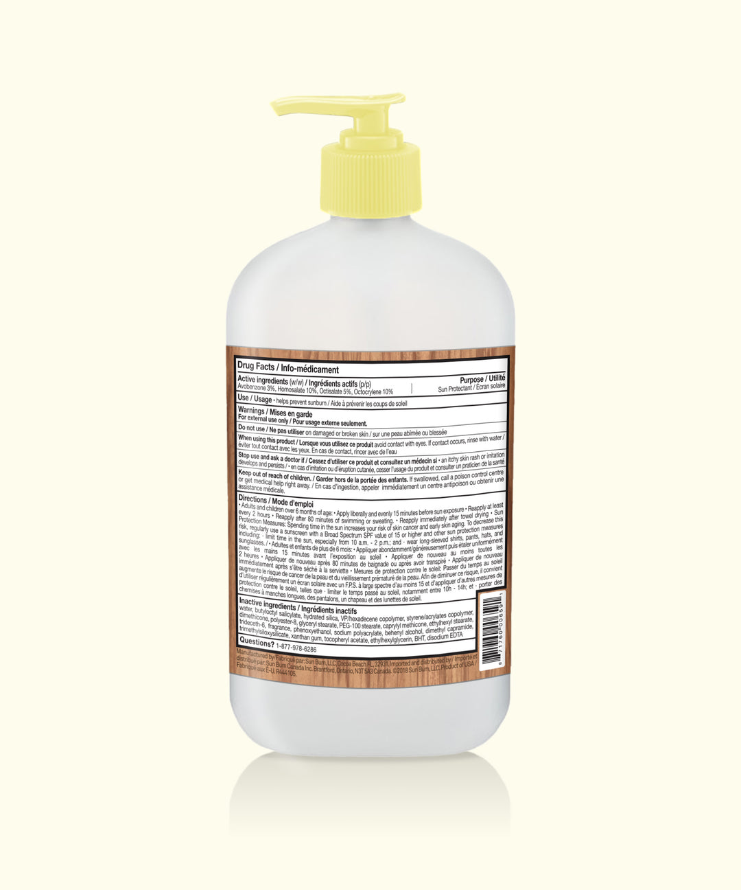 Écran solaire FPS 50 en vrac avec pompe (947 ml)
