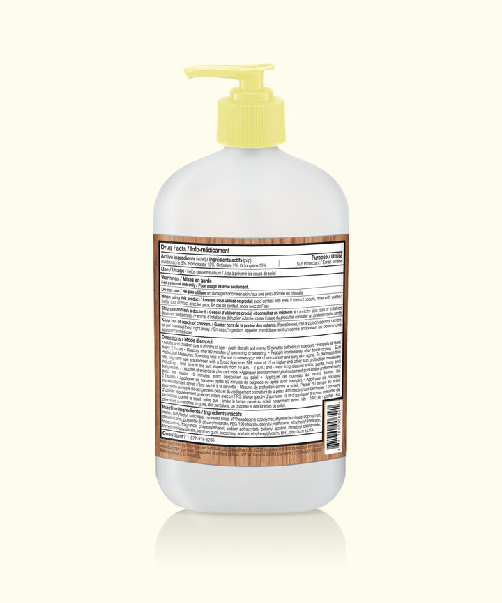 Écran solaire FPS 50 en vrac avec pompe (947 ml)