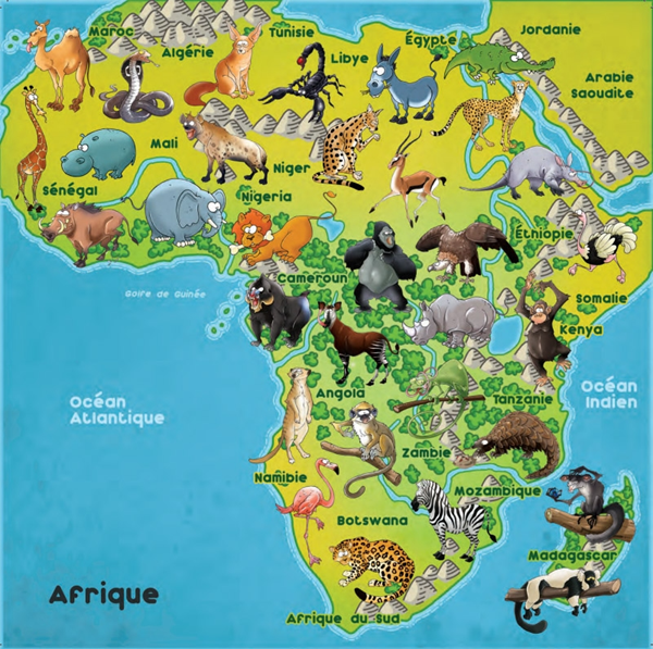 Trouve-le! Animaux du monde