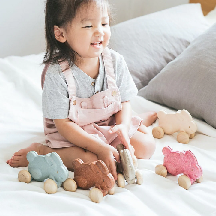 Lapin de course Bleu