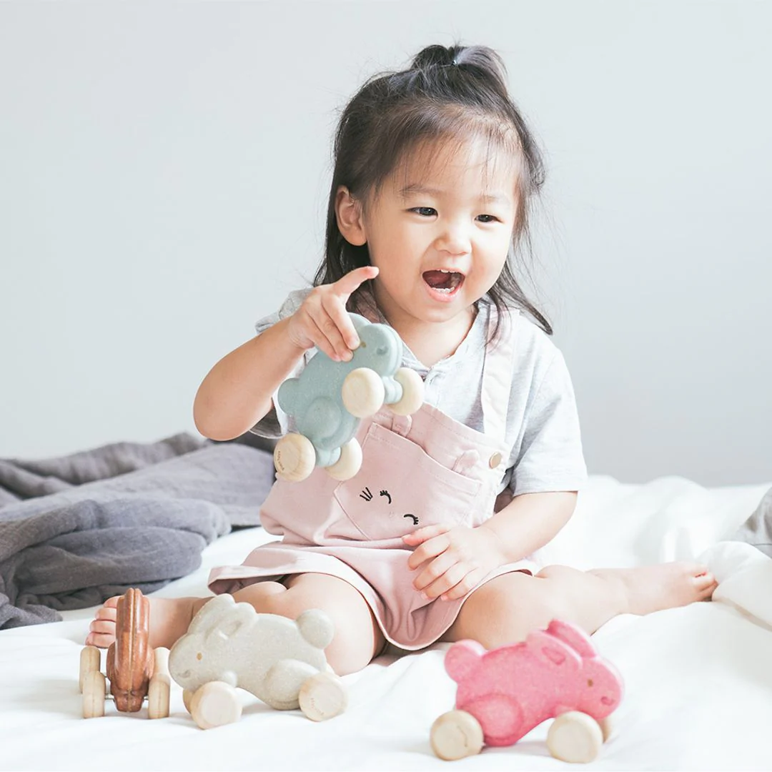 Lapin de course Bleu