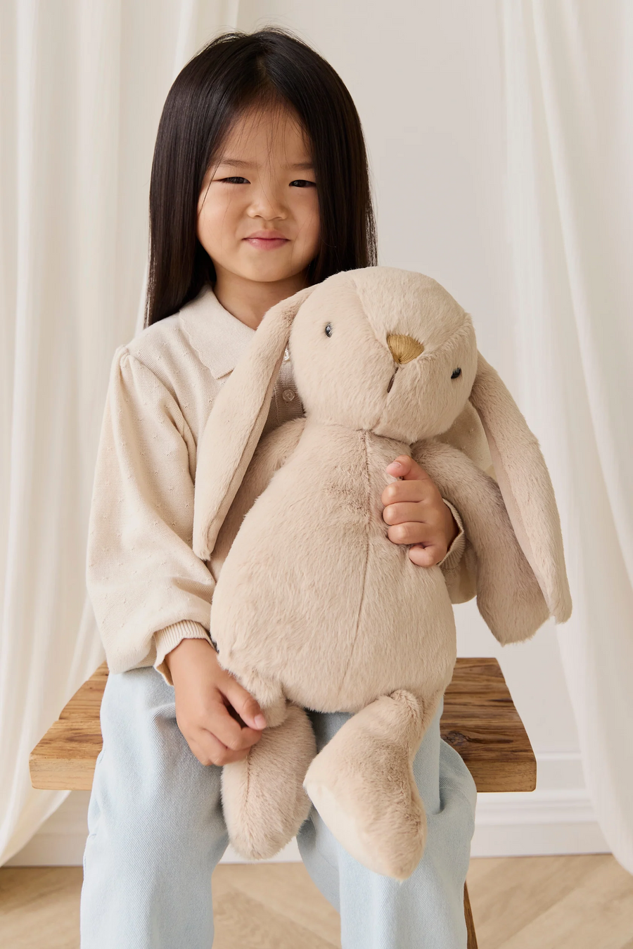 Peluche - Pénélope le lapin - Caramel (grande)