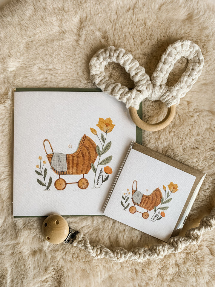 Carte de souhaits - Landeau (mini)