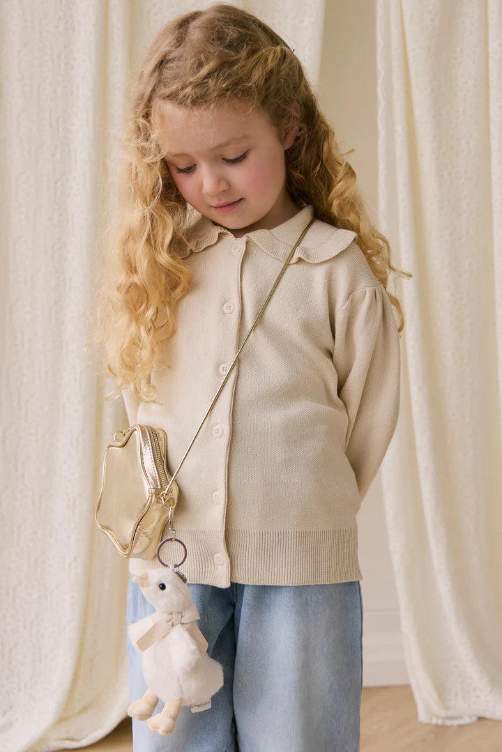 Breloque pour sac - Rose le canard avec boucle