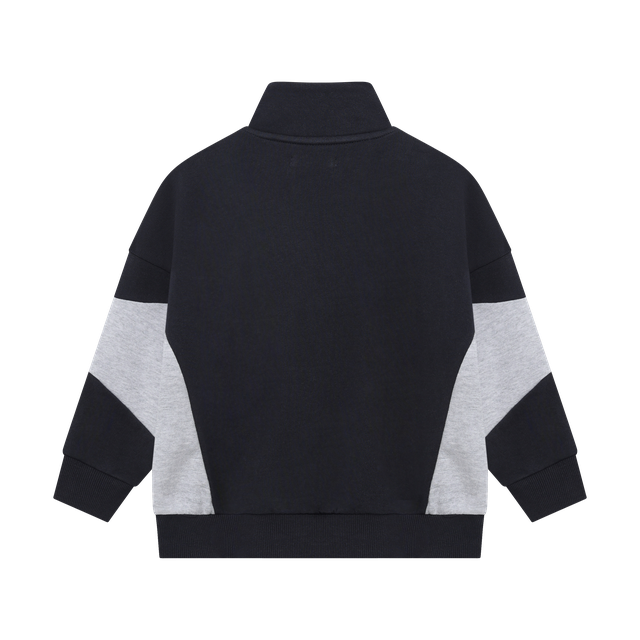 Sweat à col zippé marine