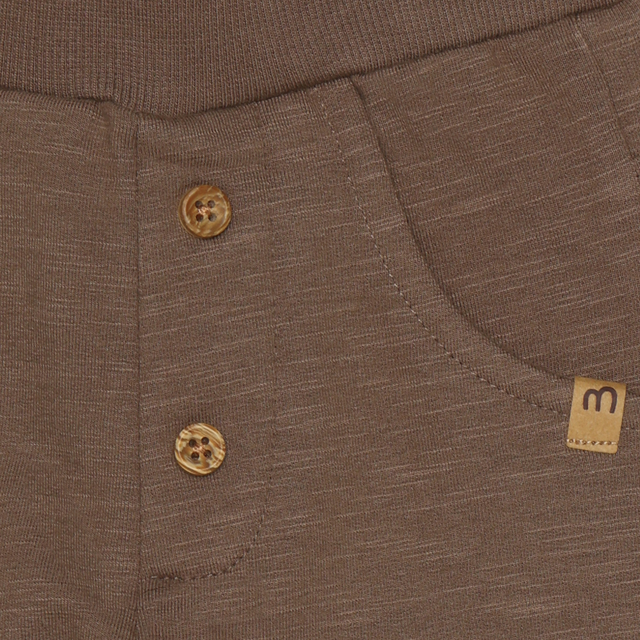 Pantalon en molleton - Brun chiné
