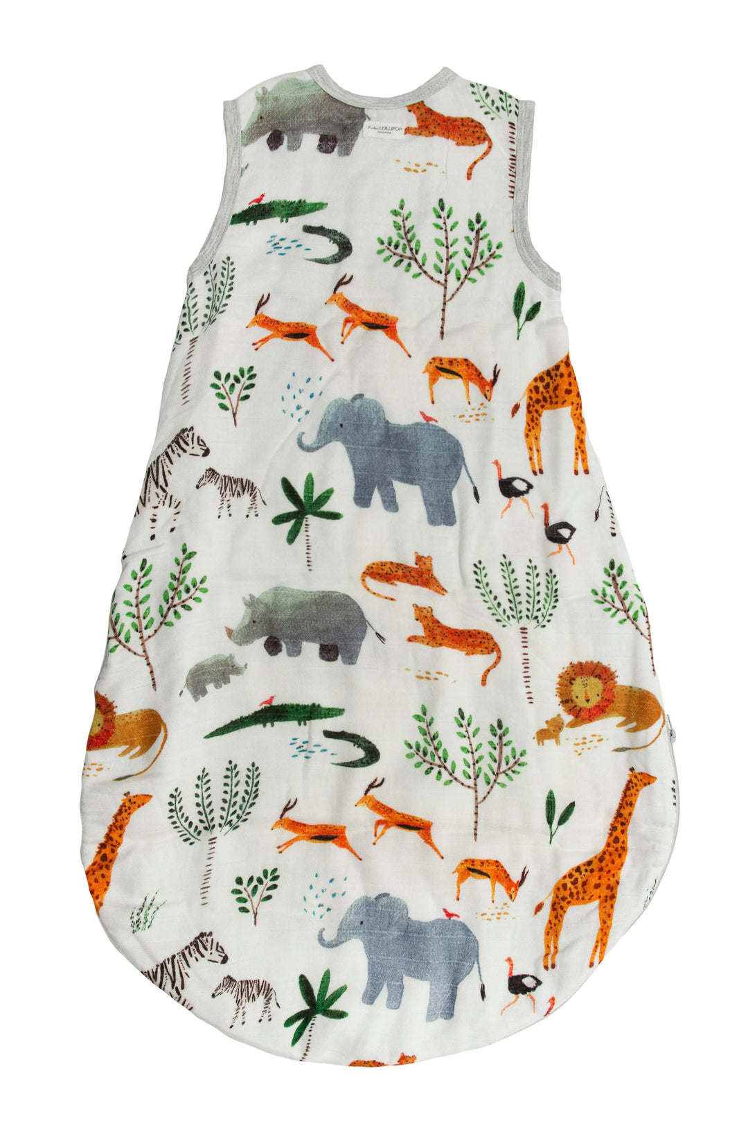 Dormeuse en mousseline 0.5 TOG. Safari Jungle