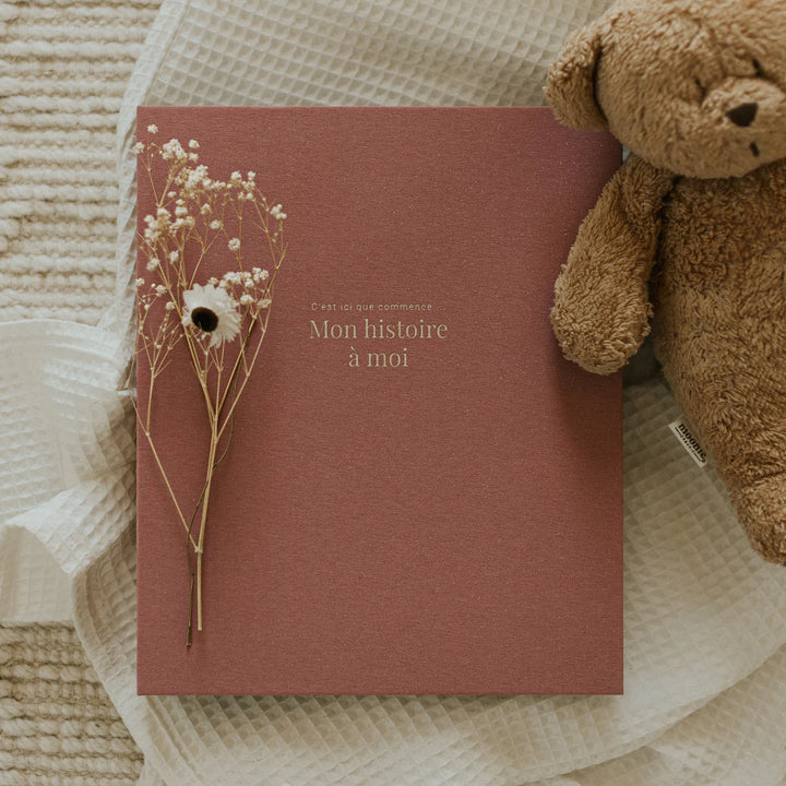 Livre de bébé - Rose scintillant