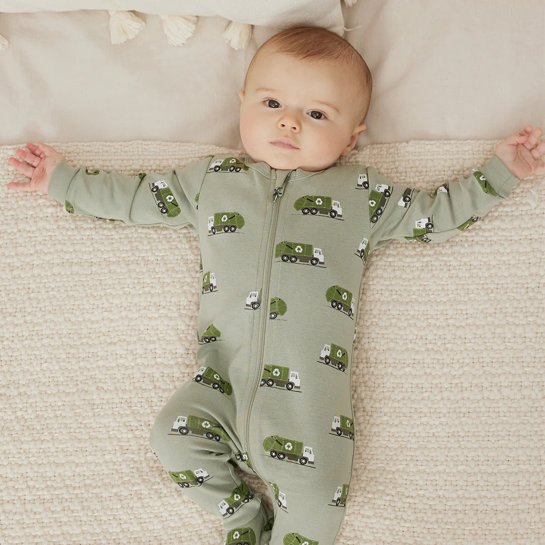 Pyjama une pièce Camions de recyclage