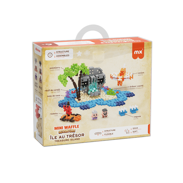Mini Waffle - Île au trésor (148 pcs)