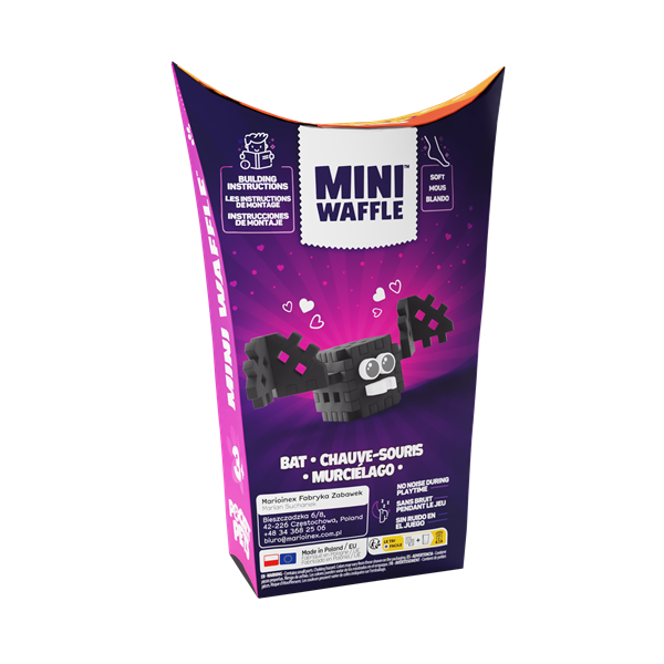 Mini Waffle - Animaux de poche : Chauve-Souris (15 pcs)