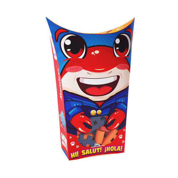 Mini Waffle - Animaux de poche : Crabe (33 pcs)