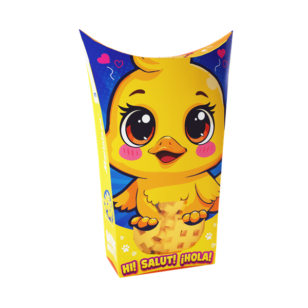 Mini Waffle - Animaux de poche : Canard (16 pcs)