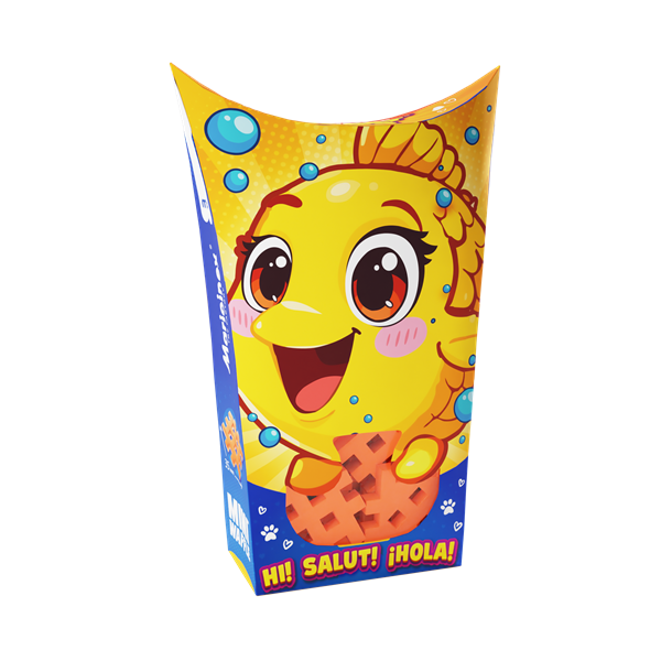 Mini Waffle - Animaux de poche : Poisson (16 pcs)