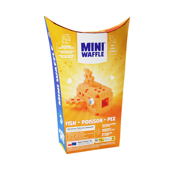 Mini Waffle - Animaux de poche : Poisson (16 pcs)