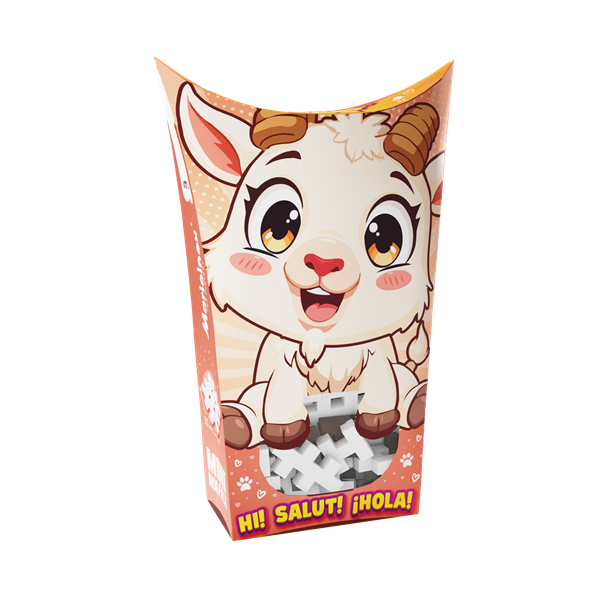 Mini Waffle - Animaux de poche : Chèvre (35 pcs)