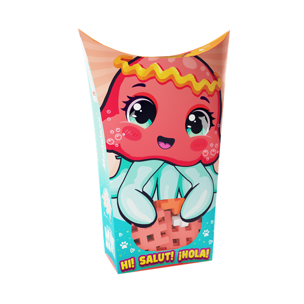 Mini Waffle - Animaux de poche : Méduse (25 pcs)