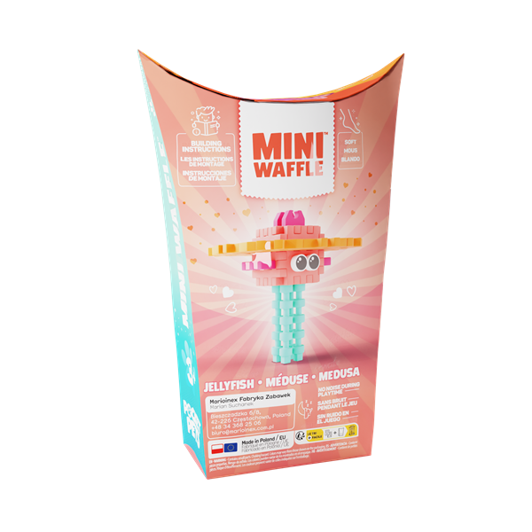 Mini Waffle - Animaux de poche : Méduse (25 pcs)