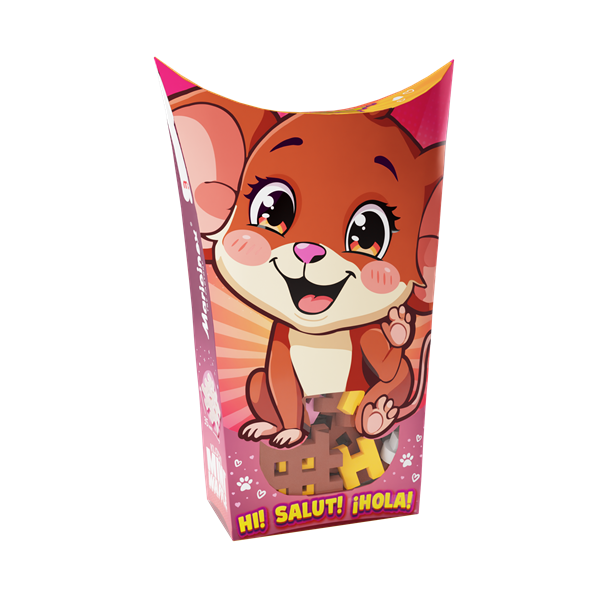 Mini Waffle - Animaux de poche : Souris (25 pcs)