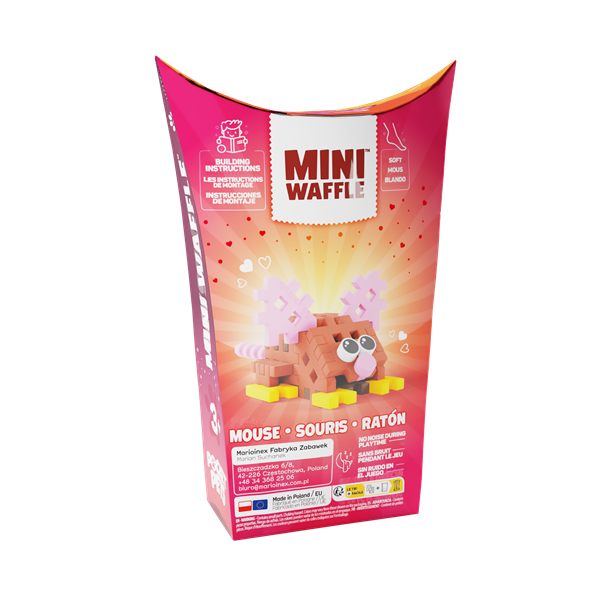Mini Waffle - Animaux de poche : Souris (25 pcs)