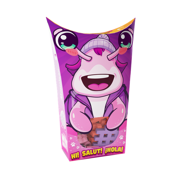 Mini Waffle - Animaux de poche : Escargot (15 pcs)