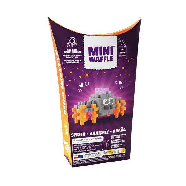 Mini Waffle - Animaux de poche : Araignée (25 pcs)