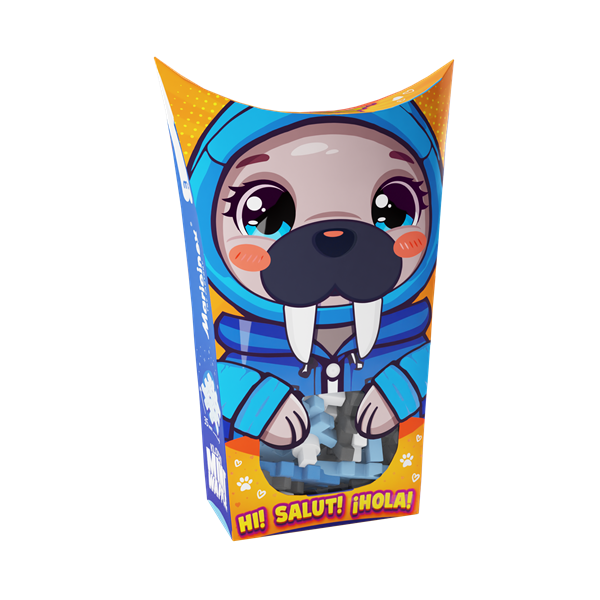 Mini Waffle - Animaux de poche : Morse (25 pcs)