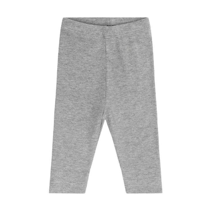 Leggings en tricot côtelé - Gris bleu