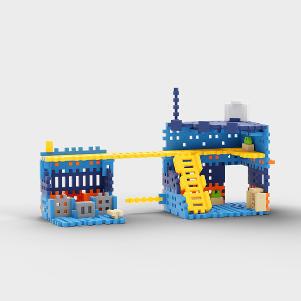 Mini Waffle - Poste de police (280 pcs)