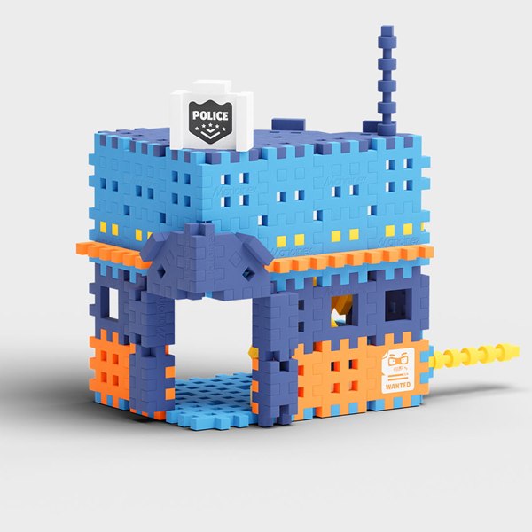 Mini Waffle - Poste de police (280 pcs)
