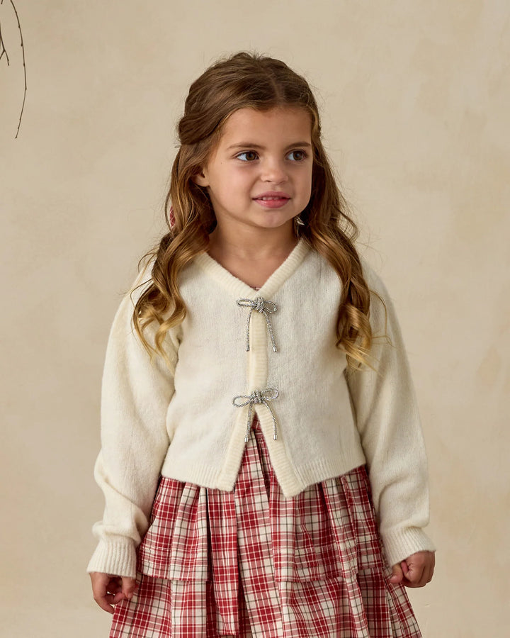 Cardigan à boucles - Ivoire