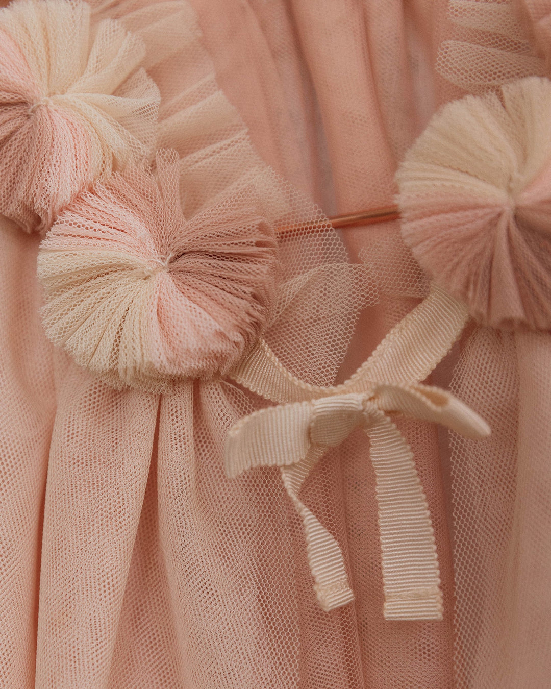 Cape en tulle - Pink Ombre