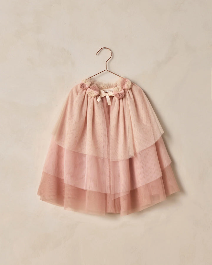 Cape en tulle - Pink Ombre