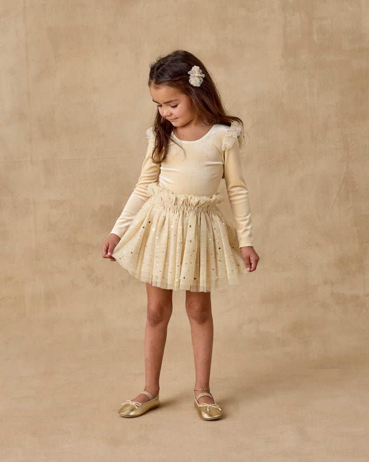 Barrettes en tulle - Champagne Stars