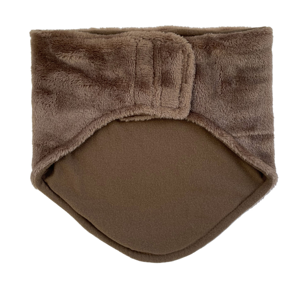 Cache-cou en Minky pour bébé - Rose