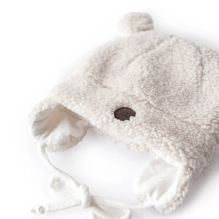 Tuque Ourson en Sherpa pour bébé