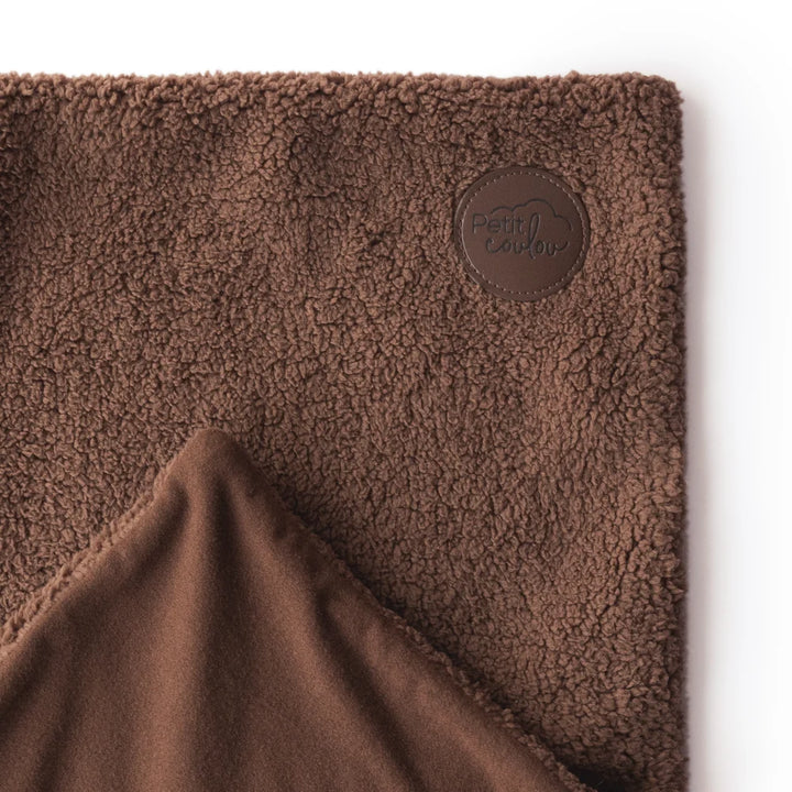 Coffret cadeau Ourson en Sherpa pour bébé (4 accessoires) - Brun