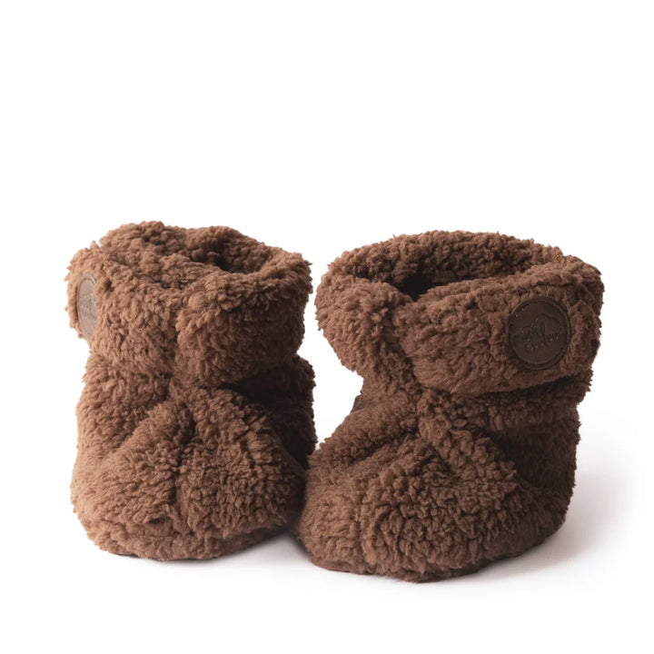 Coffret cadeau Ourson en Sherpa pour bébé (4 accessoires) - Brun