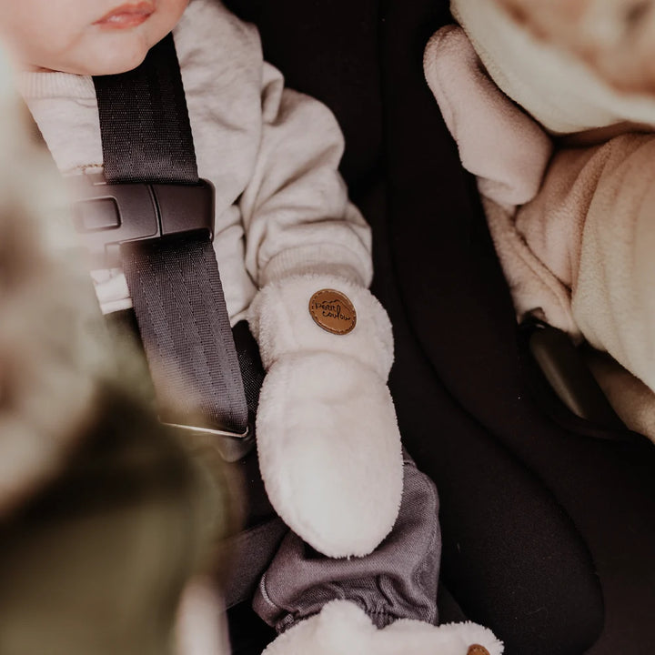 Mitaines en Minky pour bébé