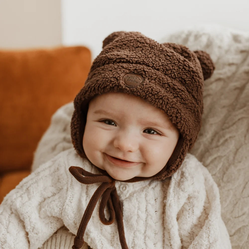 Tuque Ourson en Sherpa pour bébé