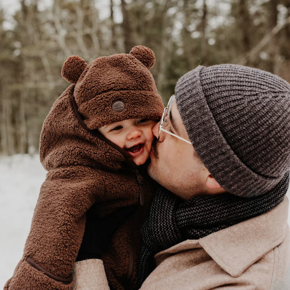 Tuque Ourson en Sherpa pour bébé