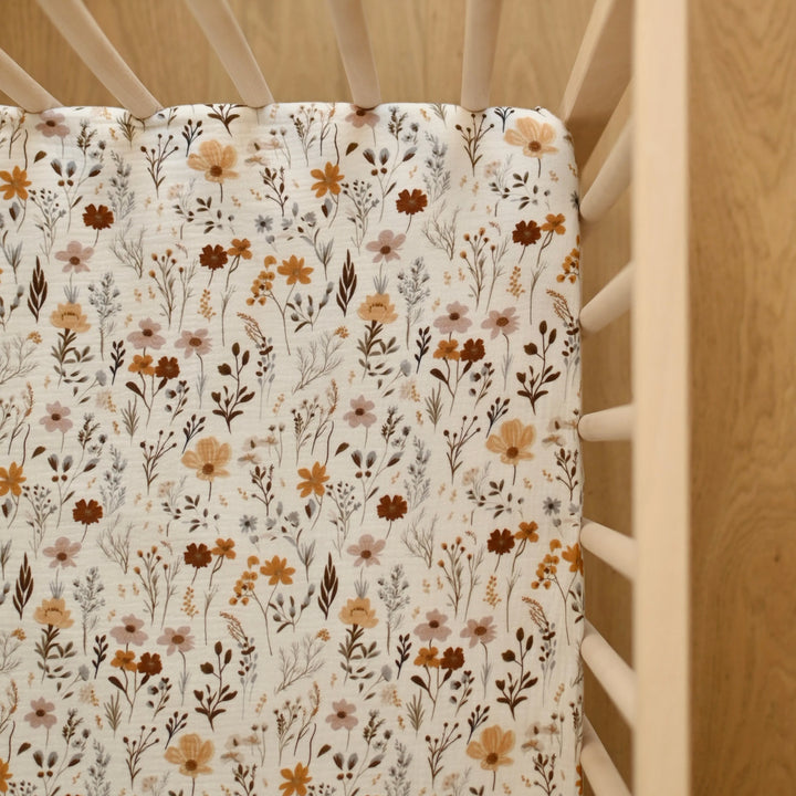 Drap contour de bassinette - Wildflowers