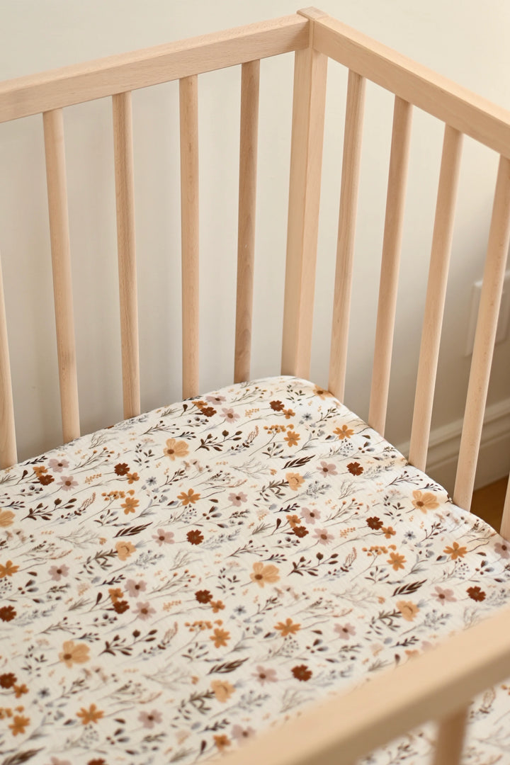 Drap contour de bassinette - Wildflowers