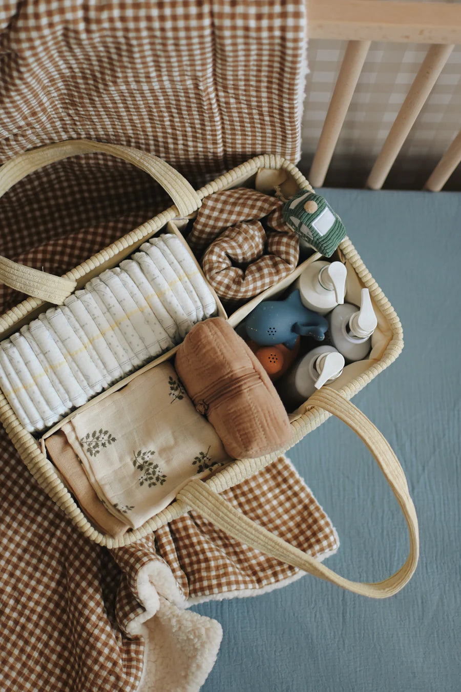 Panier organisateur de couches - Cream